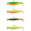 SAVAGE GEAR CANNIBAL SHAD 6,8CM/3G+5G 1/0 DARKWATER MIX 4+4BUC/PL