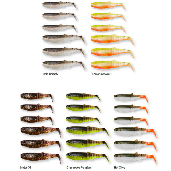 SAVAGE GEAR KIT CANNIBAL 5,5CM/6,8CM (MODEL S) MIXED COLORS 36BUC