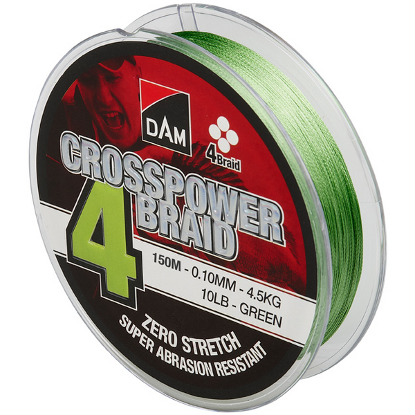 DAM FIR TEXTIL CROSSPOWER 4X GREEN 013MM/6,8KG/150M