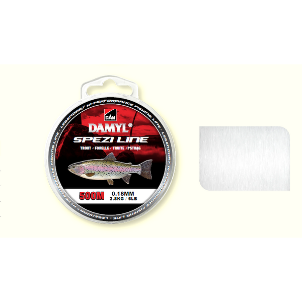 FIR DAMYL SPEZI LINE TROUT TRANSPARENT 020MM/3,2KG/500M