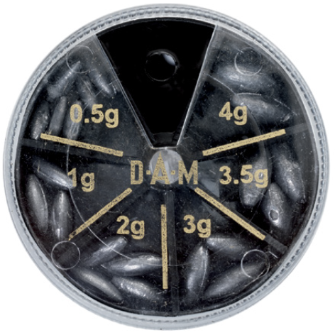 DAM SET PLUMBI/CUTIE OVAL(0,5-4,0G) 80GR