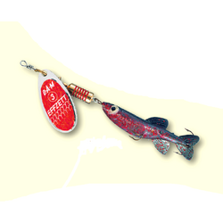 ROTATIVA EFFZETT MINNOW NR.3/7G +SHAD RED/GLITTER