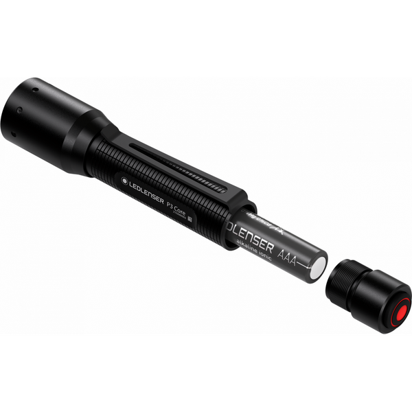 LEDLENSER LANTERNA P3 CORE BLACK 90LM+1AAA