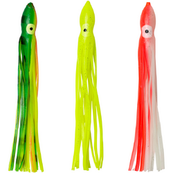 TEASER SIMPLU MADCAT A-STATIC OCTOPUSES 15CM 3BUC FTG/YEL/RED