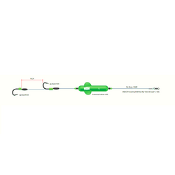 MONT.MADCAT SCREAMING RIVER WORM&SQUID 100MM/2X10/0/180CM/60G