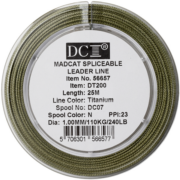 DAM LEADER MADCAT TEXTIL 25M/1,00MM/110KG GREEN