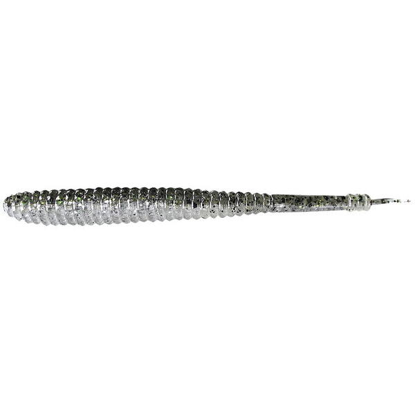 JACKALL SHAD I SHAD 3,8INCH DARK THUNDER/CLEAR SILVER 5BUC/PL