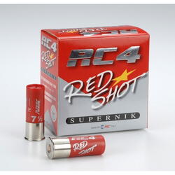 RC EXIMPORT CARTUS RC 4 RED SHOT SUPERNIK CAL.12/28G/2,4MM (7,5) SKEET-TRAP