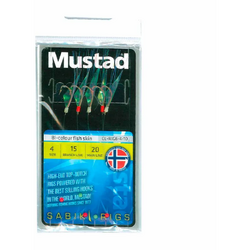 MUSTAD TAPARINA BI COLOUR FISH SKIN NR.4 5BUC