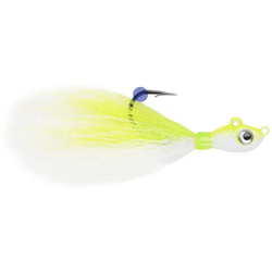 MUSTAD JIG BIG EYE BUCKTAIL WHITE CHARTRE 14G