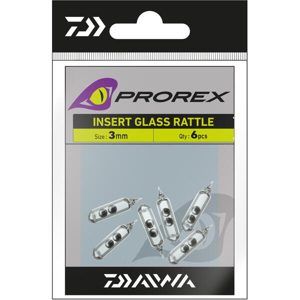 accesoriu pescuit rapitor DAIWA INSERT GLASS RATTLE PROREX 7MM