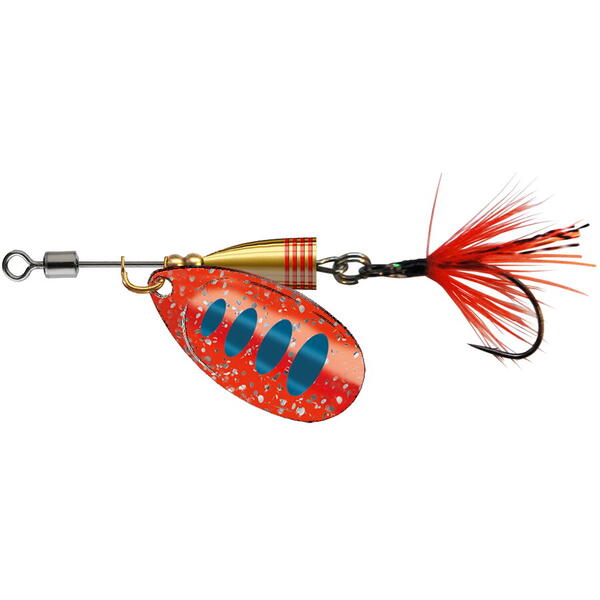 CORMORAN SPINNER SINGLE UL2 CU CARLIG NR.0/2,8G RED/BLUE