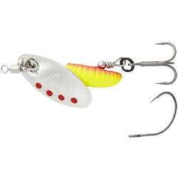 SAVAGE GEAR SPINNER GRUB NR.0 /2,2G SINKING SILVER RED YELLOW