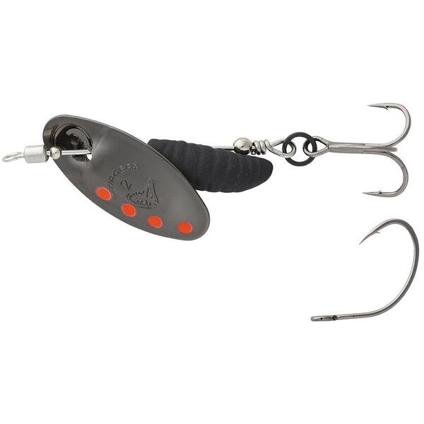 SAVAGE GEAR SPINNER GRUB NR.0 /2,2G SINKING BLACK RED BLACK