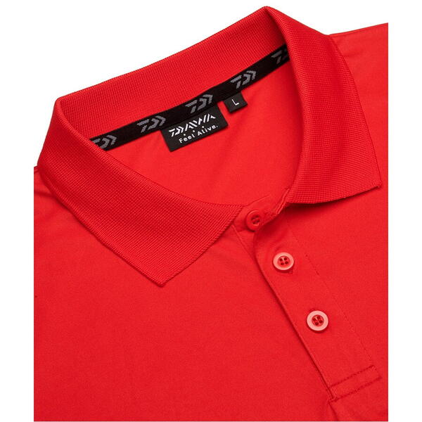 DAIWA TRICOU POLO RED MAR.L