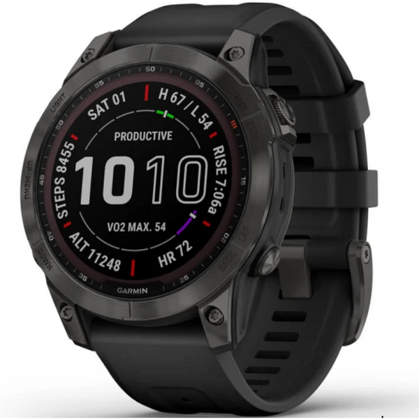 GARMIN CEAS FENIX 7 PRO SAPPHIRE SOLAR CARB.GRAY TI/BLACK 51MM EMEA