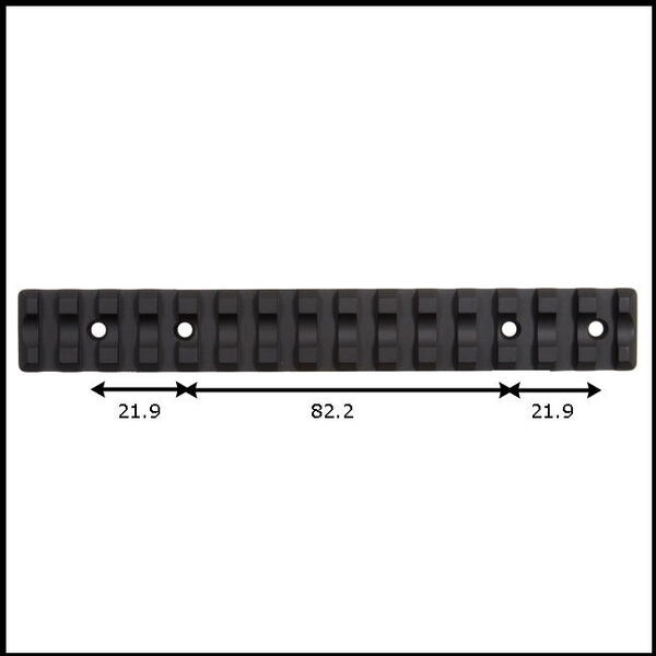 TIKKA SINA PICATINNY RECKNAGEL AL. T3X 1BUC