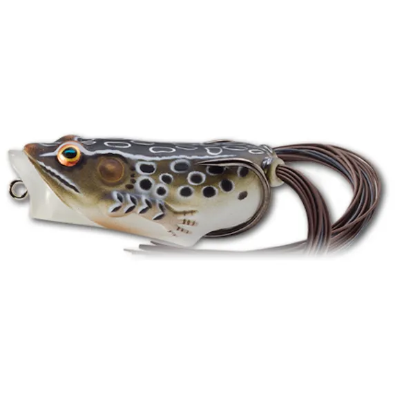 LIVE TARGET HOLLOW FROG POPPER 5,5CM/11G BROWN/BLACK