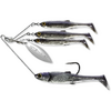 LIVE TARGET MINNOW RIG SPINNERBAIT LARGE/14G PURPLE PEARL/SILVER