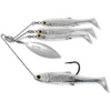 LIVE TARGET MINNOW RIG SPINNERBAIT MEDIUM/14G PEARL WHITE/SILVER