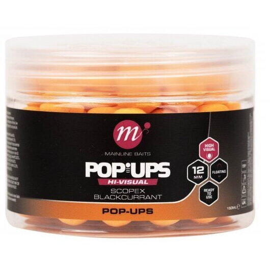 MAINLINE POP-UP FLUO SCOPEX & BLACKCURRANT 12MM/250ML