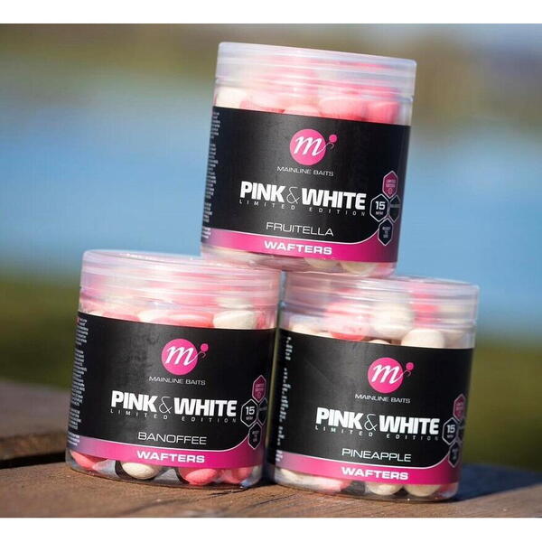 MAINLINE WAFTERS FLUO PINK/WHITE PINEAPPLE 15MM