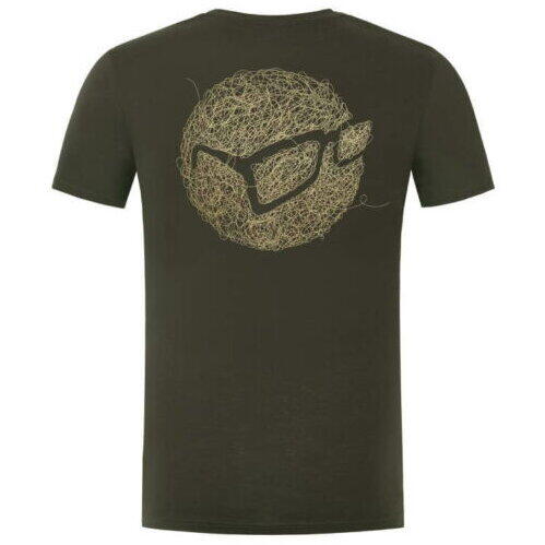 KORDA TRICOU BIRDSNEST TEE DARK OLIVE MAR.M