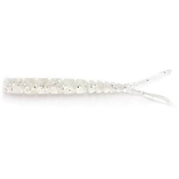 MUSTAD NALUCA AJI SPLIT TAIL 5CM CLEAR RAINBOW GLITTER 12BUC/PL