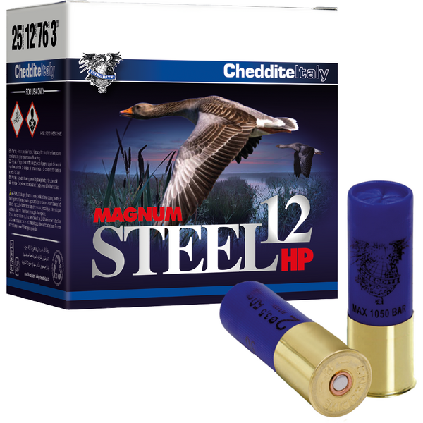 CHEDDITE CARTUS MAGNUM STEEL CAL.12/76/36G/4,5MM (4/0)