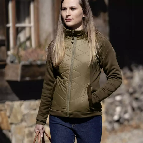 BLASER JACHETA FLEECE DAMA KERSTIN BROWN MAR.42 (600)