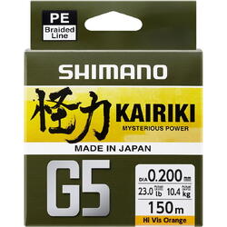 SHIMANO KAIRIKI G5 ORANGE 013MM/4,1KG/150M