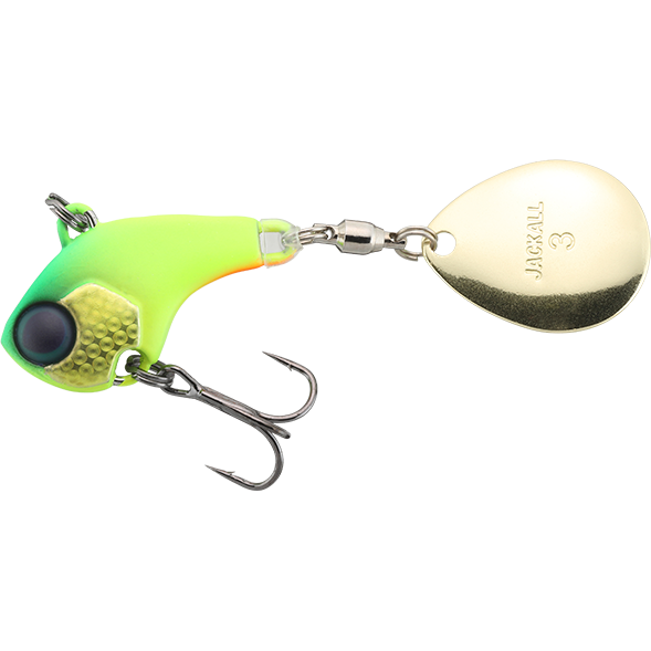 JACKALL SPINNER DERACOUP 3/8OZ DERA CHARTREUSE