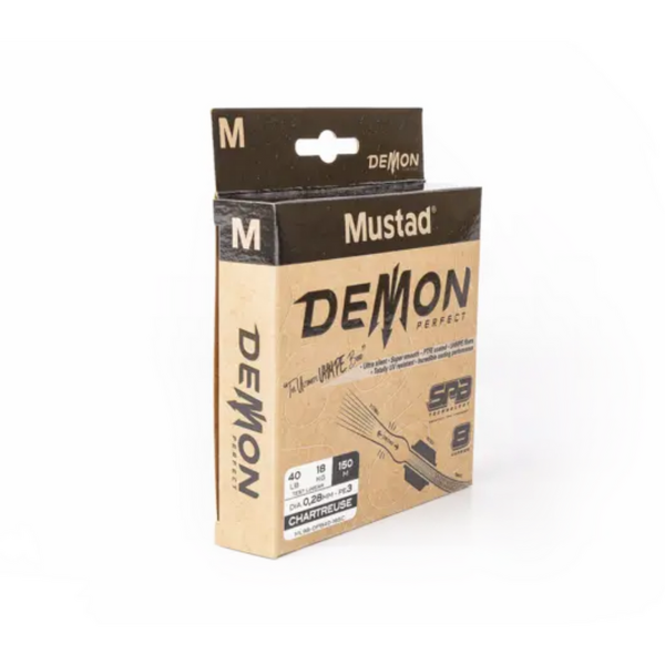 MUSTAD FIR DEMON PERFECT BRAID 8 CHART. 014MM/6,8KG/150M