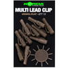 KORDA CLIP PT MONT.PB PIERDUT 10BUC/PL GRAVEL/CLAY