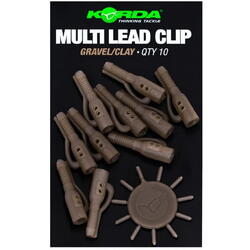 KORDA CLIP PT MONT.PB PIERDUT 10BUC/PL GRAVEL/CLAY