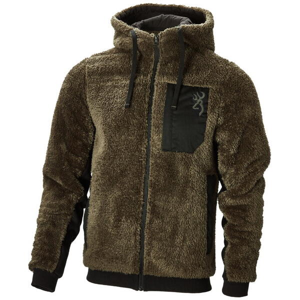 BROWNING JACHETA FLEECE SNAPSHOT SHERPA GREEN MAR.2XL