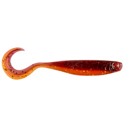 SHAD MEZASHI CURLY TAIL MINNOW 9CM RED GOLD 6BUC/PL