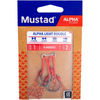 MUSTAD MONTURA ALPHA LIGHT FLASH DOUBLE NR.4 2BUC/PL