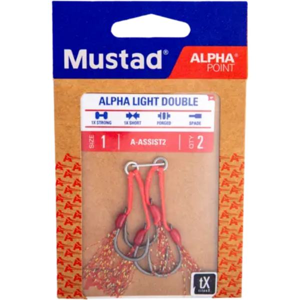 MUSTAD MONTURA ALPHA LIGHT FLASH DOUBLE NR.4 2BUC/PL