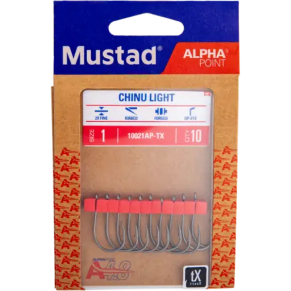 MUSTAD CHINU LIGHT OCHI TITAN 10BUC/PL