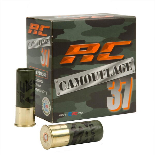 RC EXIMPORT CARTUS CAMOUFLAGE CAL.12/37G/2,9MM (5)