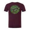 KORDA TRICOU BIRDSNEST TEE BURGUNDY MAR.M