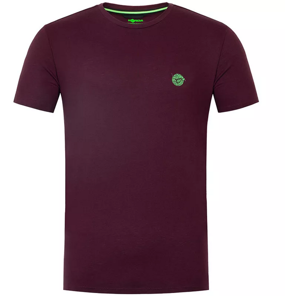 KORDA TRICOU BIRDSNEST TEE BURGUNDY MAR.M