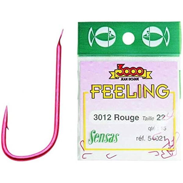 SENSAS CARLIG 3012 RED NR.16 15BUC/PL