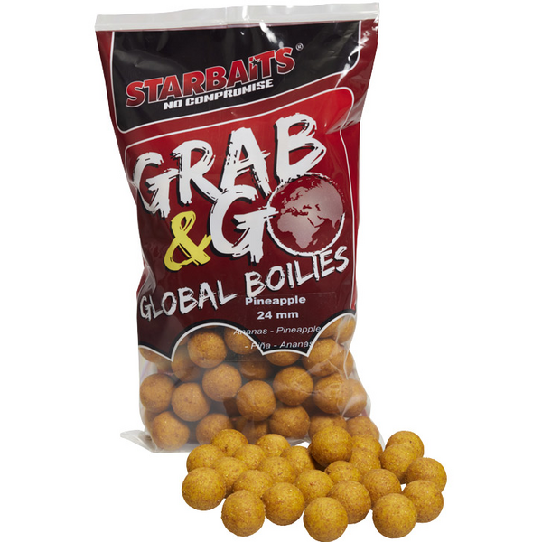 STARBAITS BOILIES G&G GLOBAL PINEAPPLE 24MM/1KG