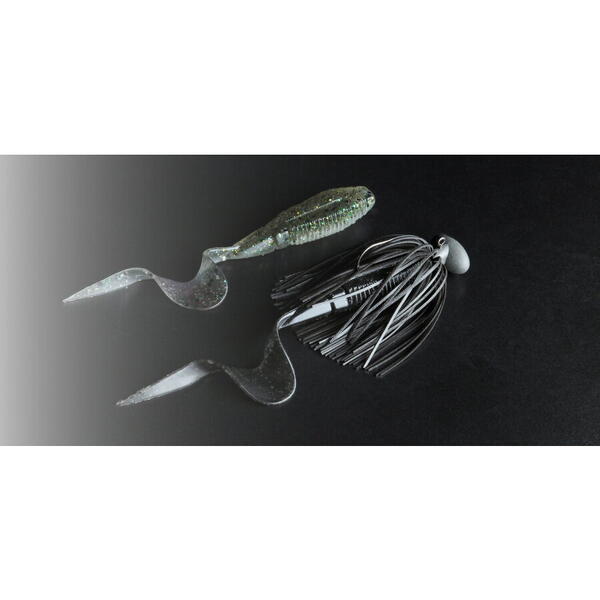 JACKALL SHAD RHYTHM GRUB 2,4INCH GREEN PUMPKIN PEPPER 4BUC/PL