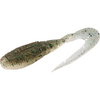 JACKALL SHAD RHYTHM GRUB 2,4INCH DARK THUNDER CLEAR SILVER 4BUC/PL