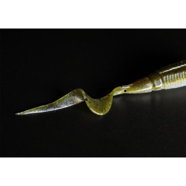 JACKALL SHAD RHYTHM GRUB 2,4INCH CHARTREUSE BACK BLACK 4BUC/PL