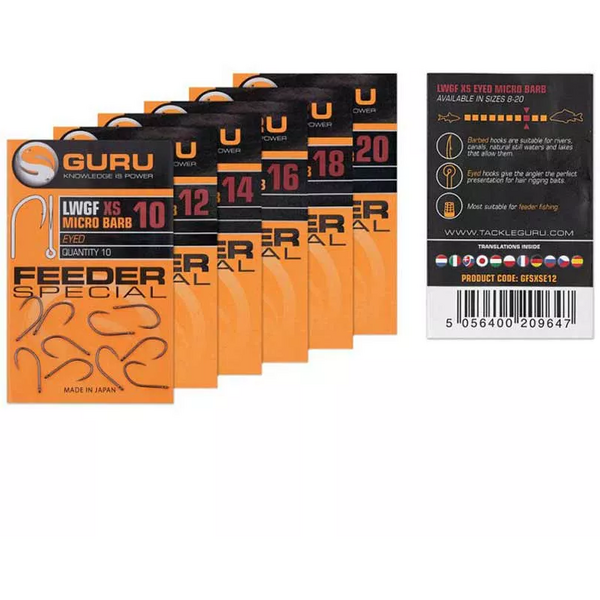 GURU CARLIG FEEDER SPECIAL XS EYED NR.8 10BUC/PL