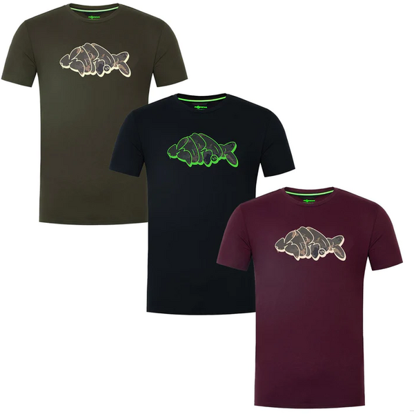 KORDA TRICOU OUTLINE TEE BLACK MAR.XL